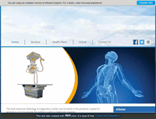 Tablet Screenshot of aaradiology.com